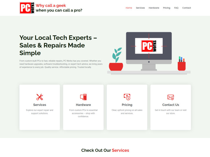 Website portfolio sample 2 — placeholder
