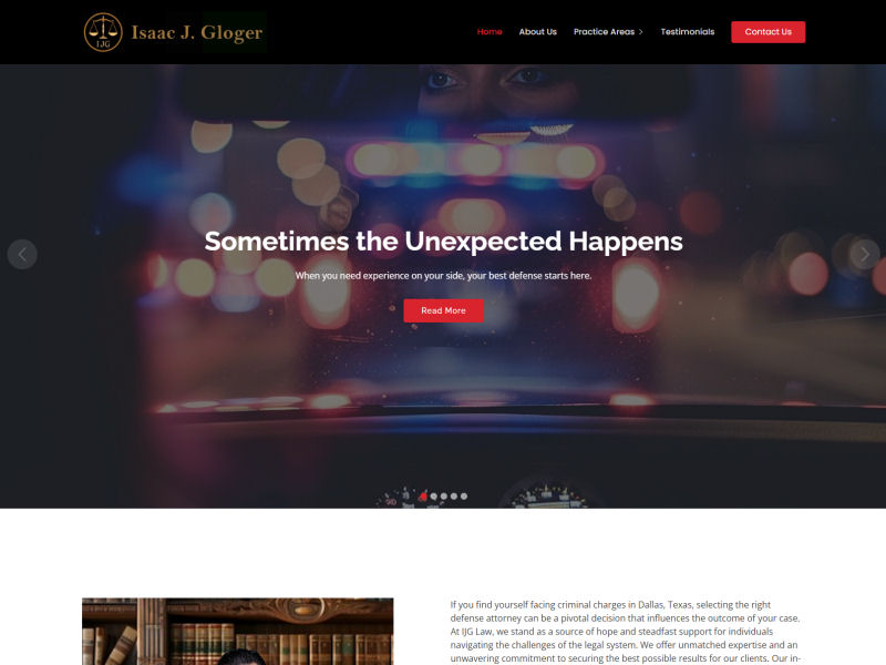 Website portfolio sample 3 — placeholder